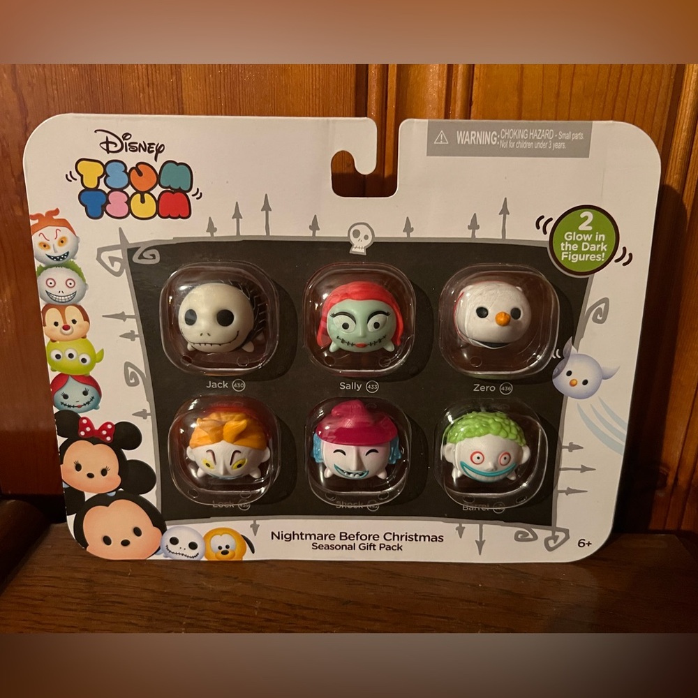 Disney Tsum Tsum Nightmare Before Christmas 6 Figure Set-NEW